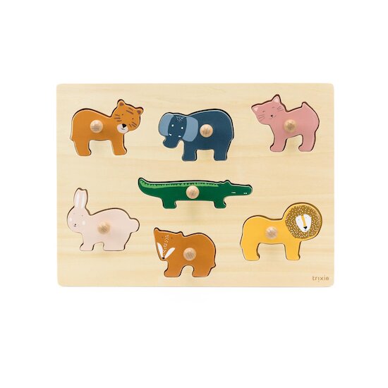 Trixie Puzzle animal en bois Multicolore  Trixie Puzzle animal en bois Multicolore