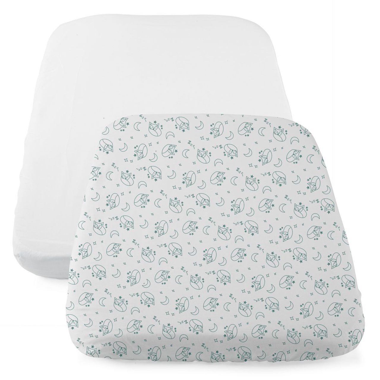 Chicco - 2 draps housse pour berceau cododo Next2Me BLANC Chicco