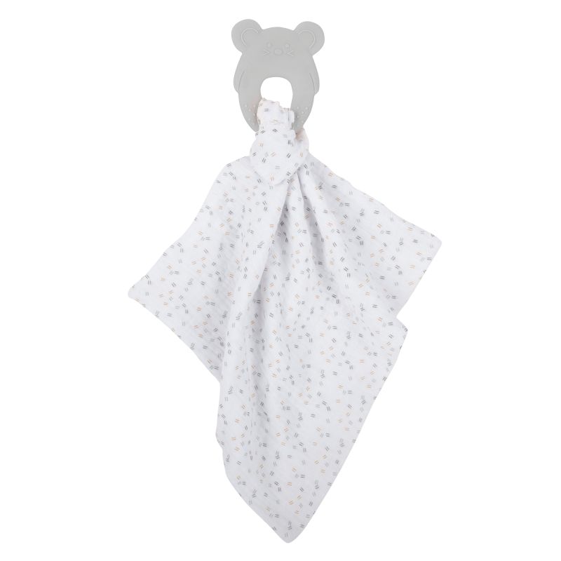 Nattou - Anneau de dentition avec doudou GRIS Nattou