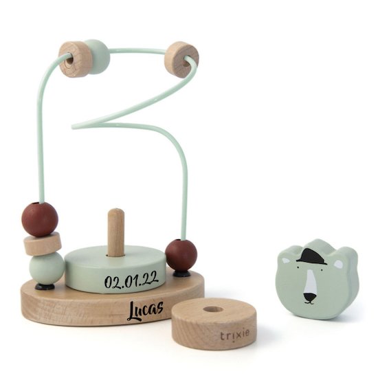 Trixie Labyrinthe à perles en bois Mr. Polar Bear  Trixie Labyrinthe à perles en bois Mr. Polar Bear