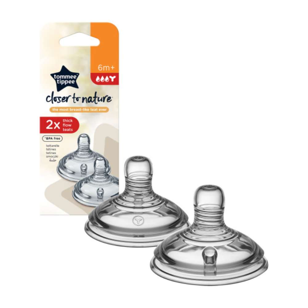 2 tétines Closer to Nature BLANC Tommee Tippee