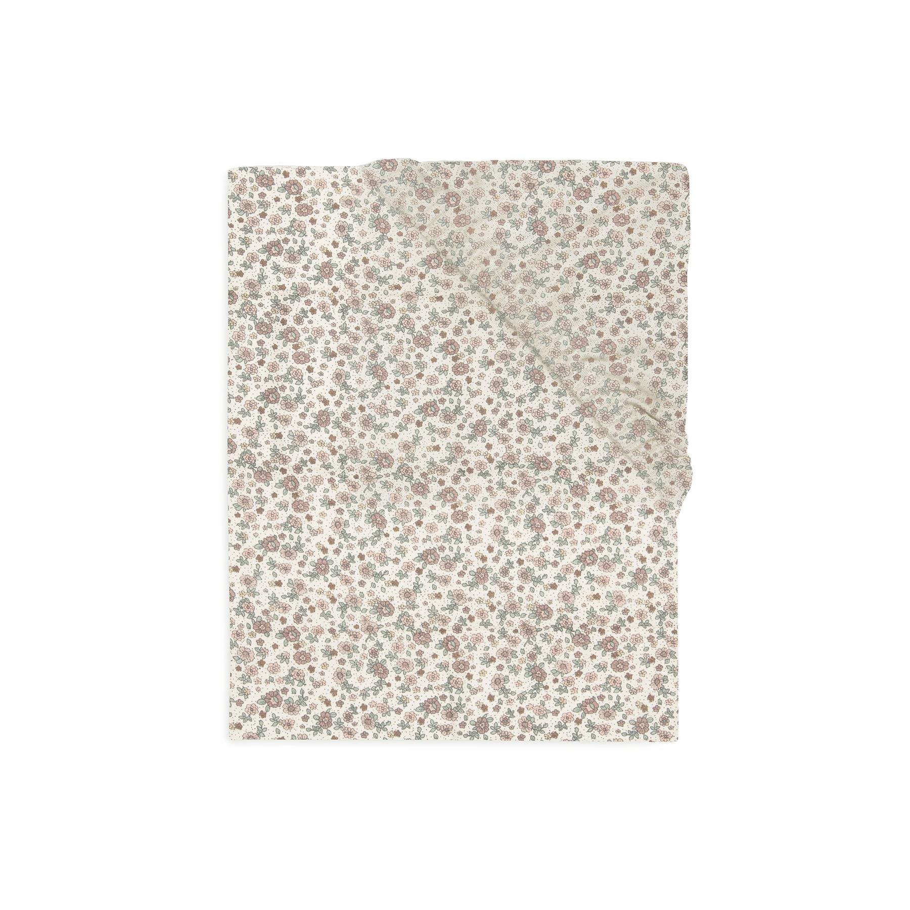 Jollein - Drap-housse Jersey retro flowers MULTICOLORE Jollein