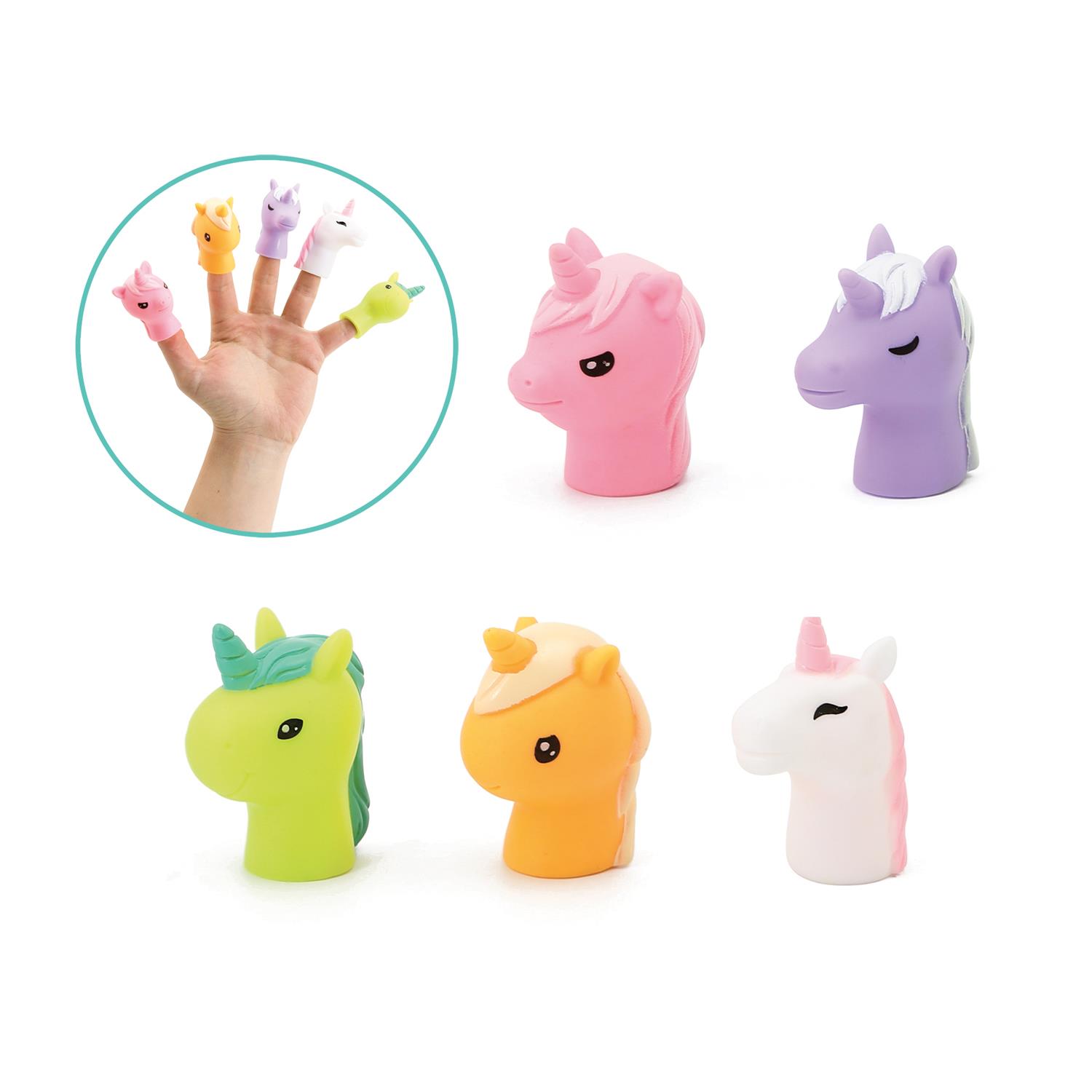 LUDI - Pupets a doigts licorne MULTICOLORE Ludi