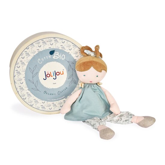 Jolijou Poupée peluche Les Joliflores Bleuette 30 cm