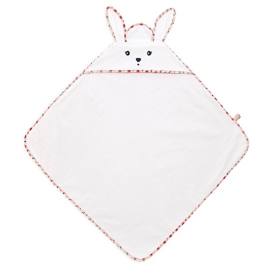 Kaloo Cape de bain K'doux coquelicot Saumon  Kaloo Cape de bain K'doux coquelicot Saumon