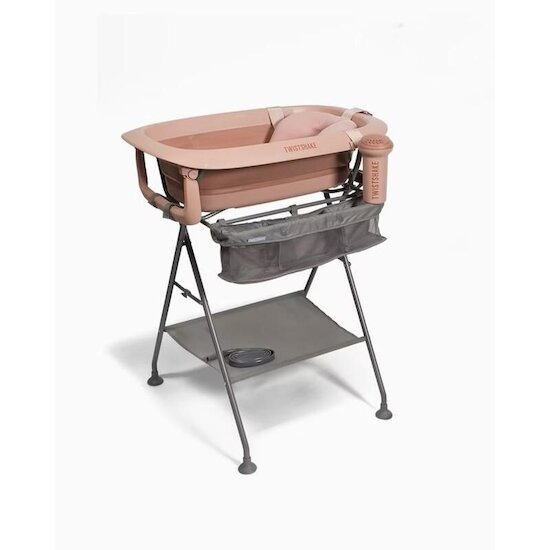 Twistshake Kit bain de luxe Baignoire + Pied + coussin + rinceur Rose Délavé  Twistshake Kit bain de luxe Baignoire + Pied + coussin + rinceur Rose Délavé