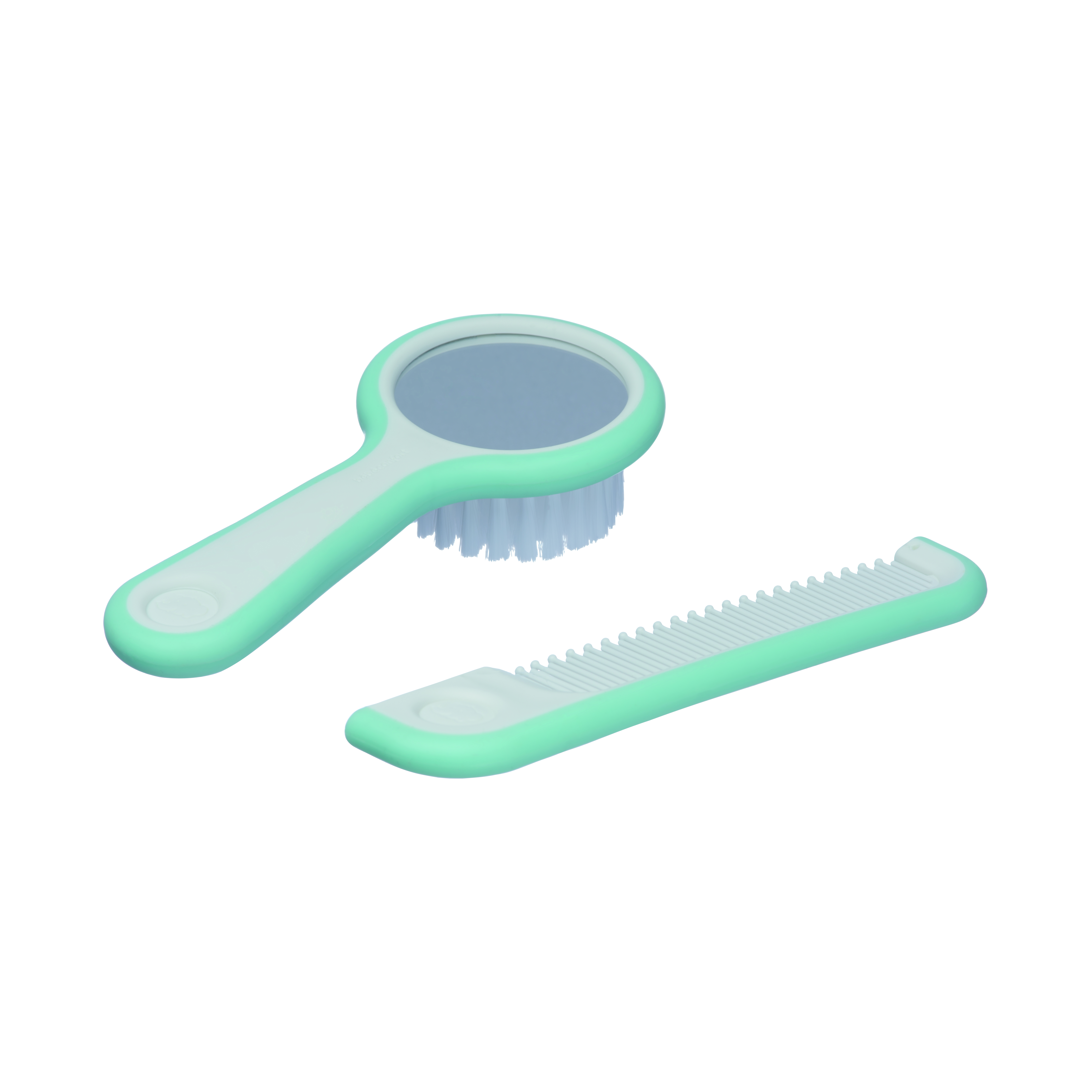 Brosse miroir et peigne BLEU Bébé Confort