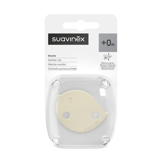 Suavinex Attache-Sucette Chaine Birdies Beige  Suavinex Attache-Sucette Chaine Birdies Beige