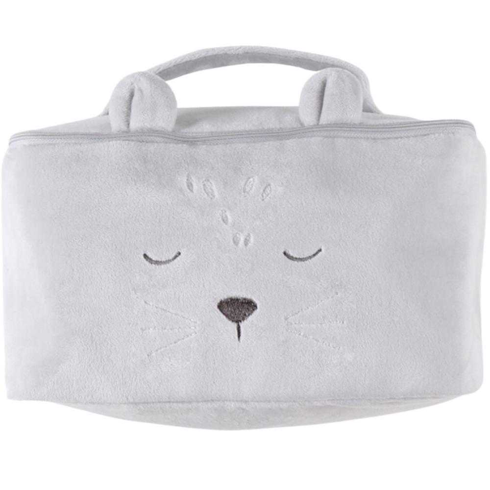 Noukie's - Trousse de toilette veloudoux Babou et Kendi GRIS Noukie's