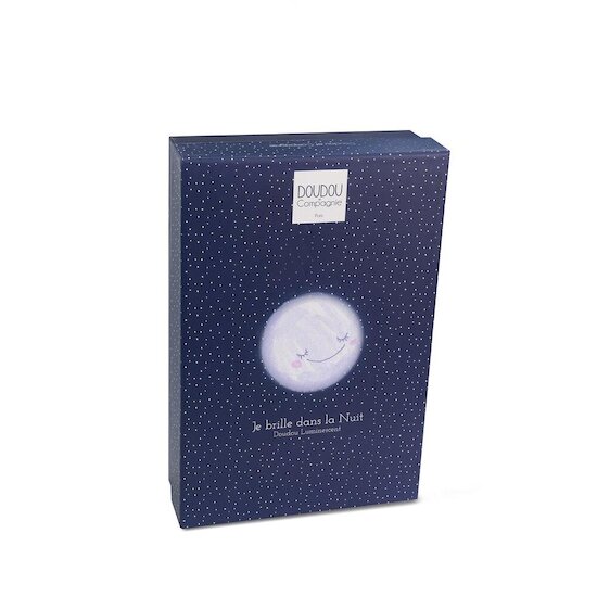 Doudou & Compagnie Doudou Ours Clair de lune Blanc 26 cm