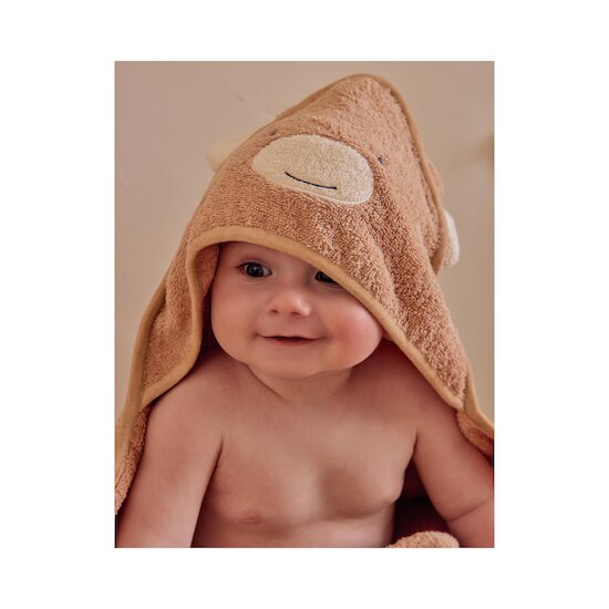 Noukie's Cape de bain Fluffy F&O Beige 75x75 cm Noukie's Cape de bain Fluffy F&O Beige 75x75 cm