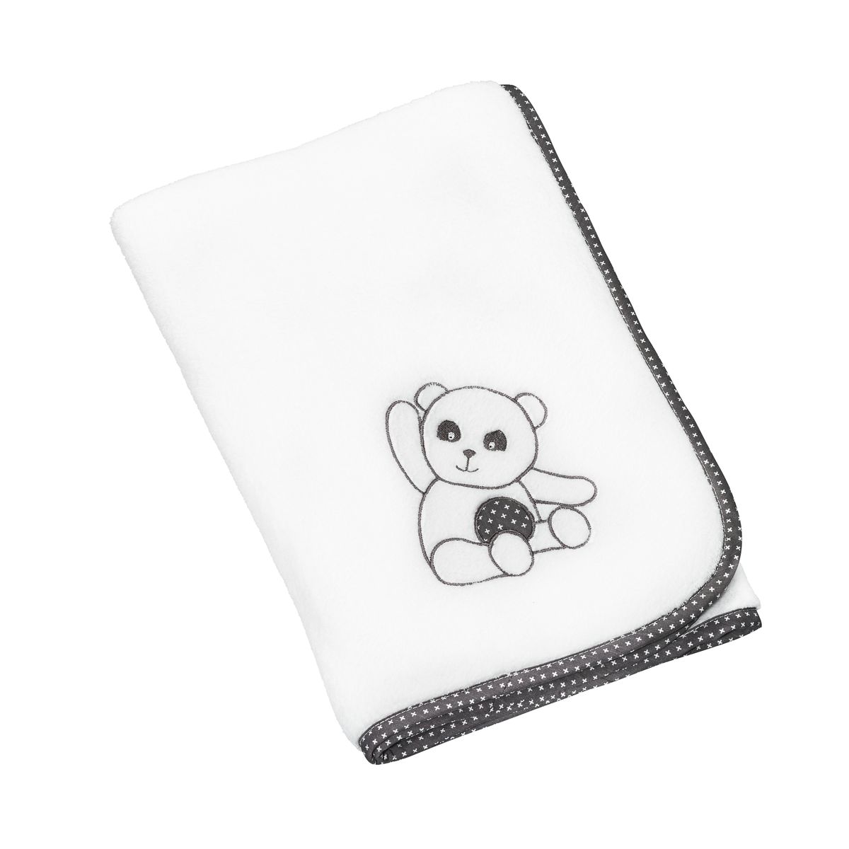 Couverture Panda Chao Chao BLANC Sauthon