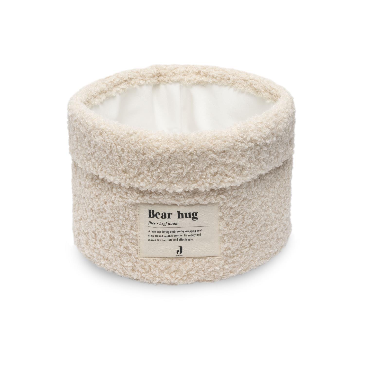 Jollein - Panier de rangement Boucle BLANC Jollein