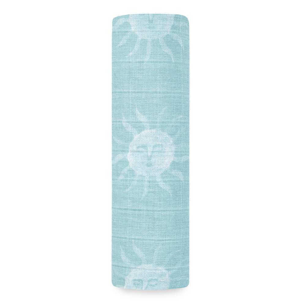 Maxi-lange en mousseline de coton VERT Aden et Anais