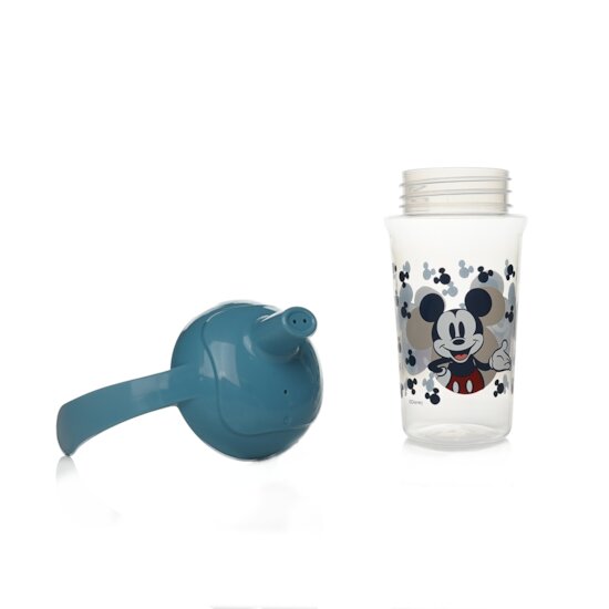 Thermobaby Tasse à poignée anti-fuite Mickey Bleu  295 ml