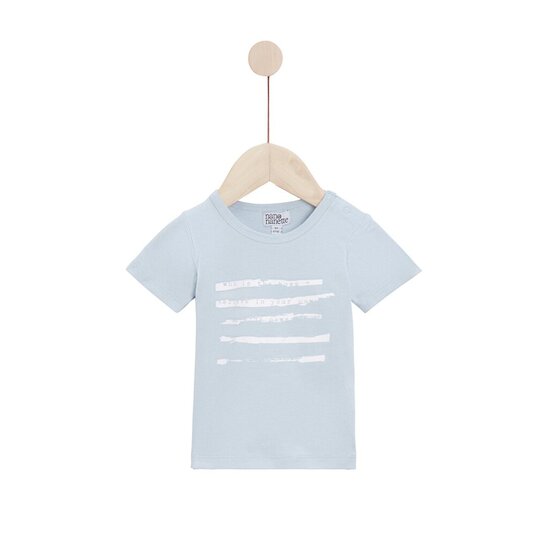 Nano et Nanette T-shirt manches courtes Tropicool Bleu Sterling 