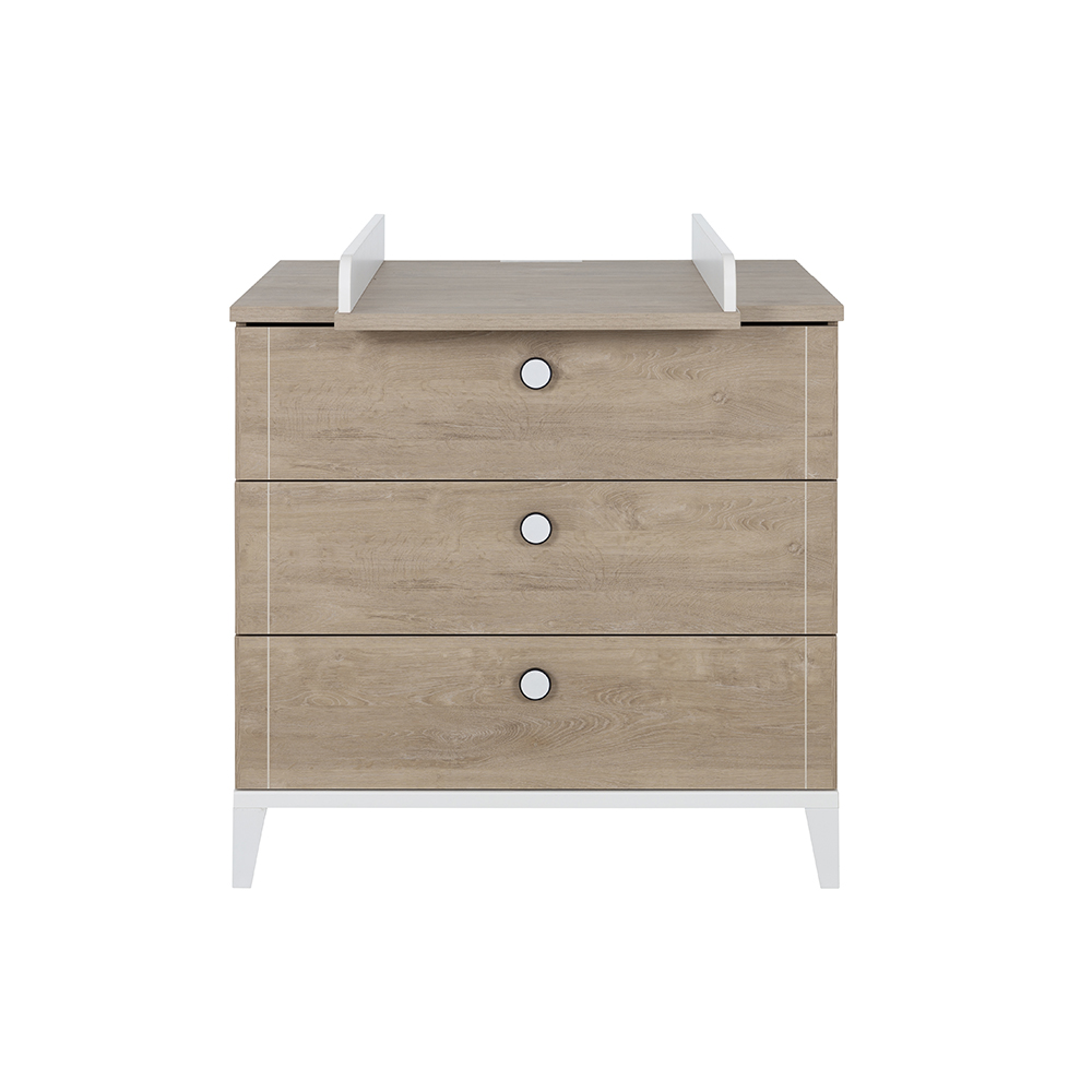 Commode 3 tiroirs Marcel BEIGE Galipette