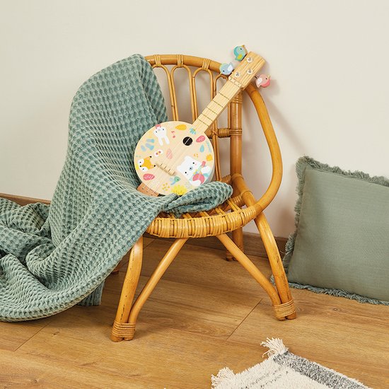 Janod Banjo Pure Blanc / Multicolore  Janod Banjo Pure Blanc / Multicolore