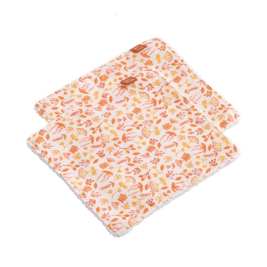 Sauthon Trousse de toilette avec carré éponge Esmee Rose  Sauthon Trousse de toilette avec carré éponge Esmee Rose