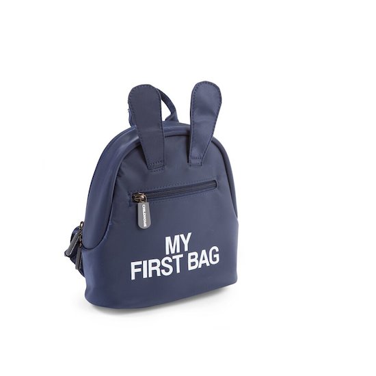 Childhome Sac à dos pour enfants My First Bag Bleu  Childhome Sac à dos pour enfants My First Bag Bleu