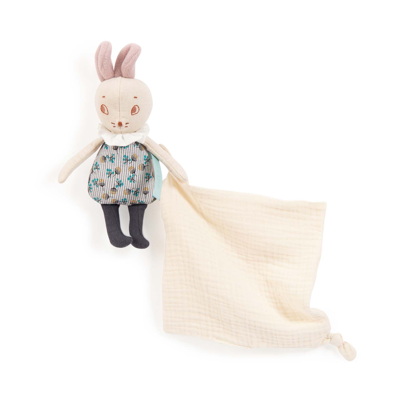 MOULIN ROTY - Doudou mouchoir souris Après la pluie MULTICOLORE Moulin Roty