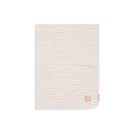 Jollein Couverture Berceau Miffy Stripe Biscuit 75x100 cm