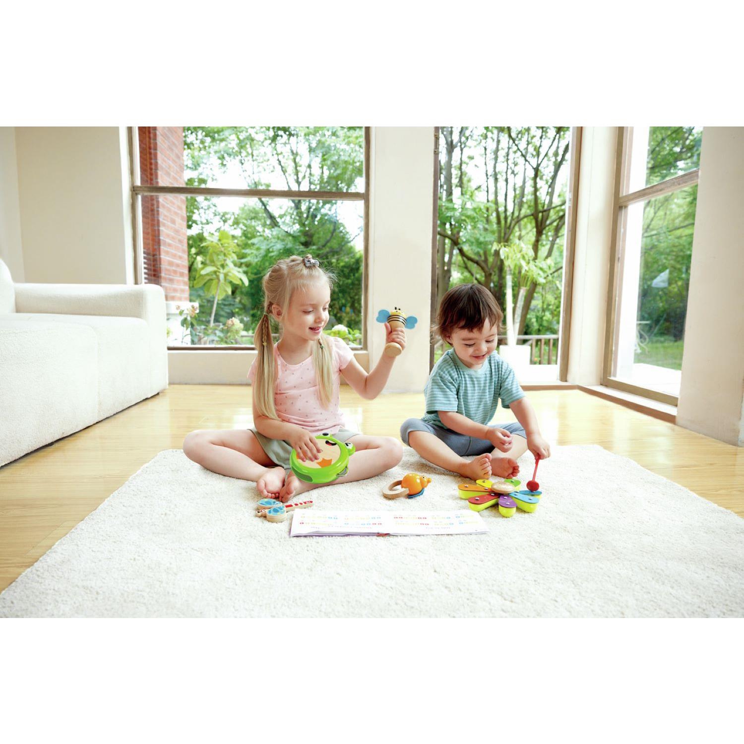 Hape - Jouet ensemble de percussions de la nature MULTICOLORE Hape