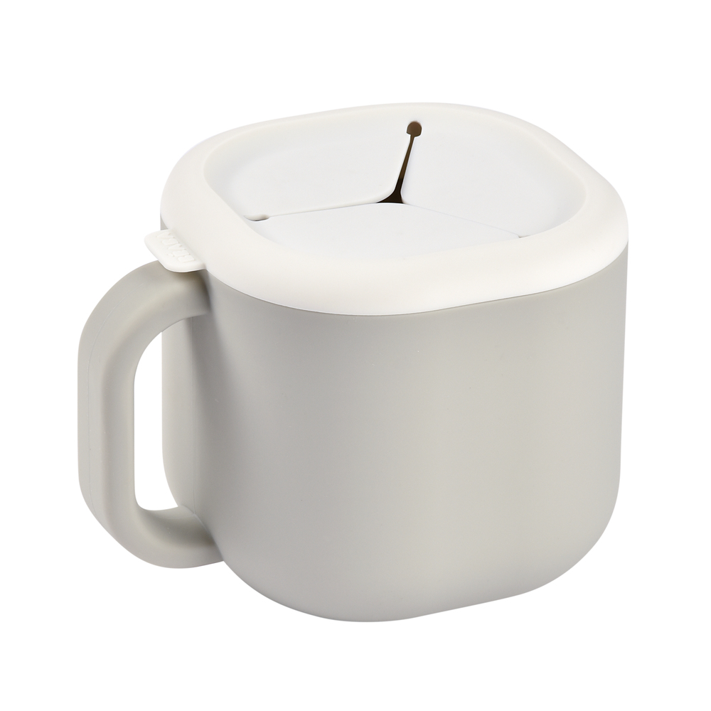 Beaba - Tasse à goûter Pick N Snack GRIS Béaba