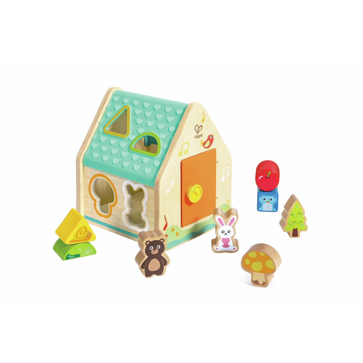 Hape - Jouet Maison trieuse de formes MULTICOLORE Hape