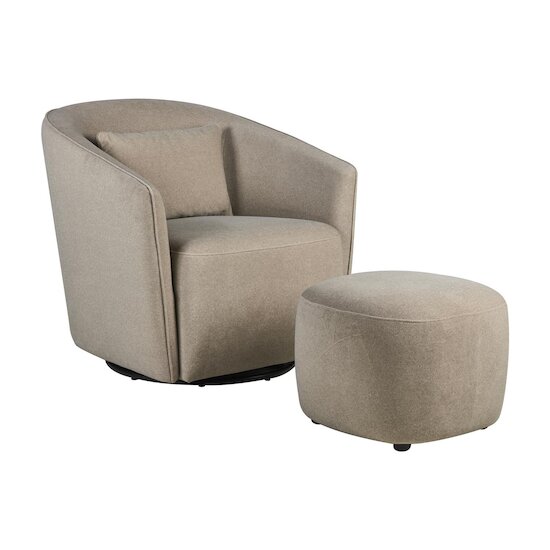 Quax Repose pied Ottoman Gomi latte  Quax Repose pied Ottoman Gomi latte