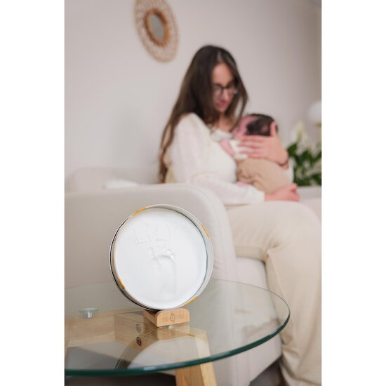 Petit Artichaut Baby Box Ronde Little Prairie Beige  Petit Artichaut Baby Box Ronde Little Prairie Beige