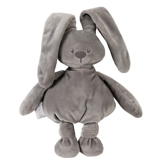 Nattou Peluche lapin Lapidou doux Gris 