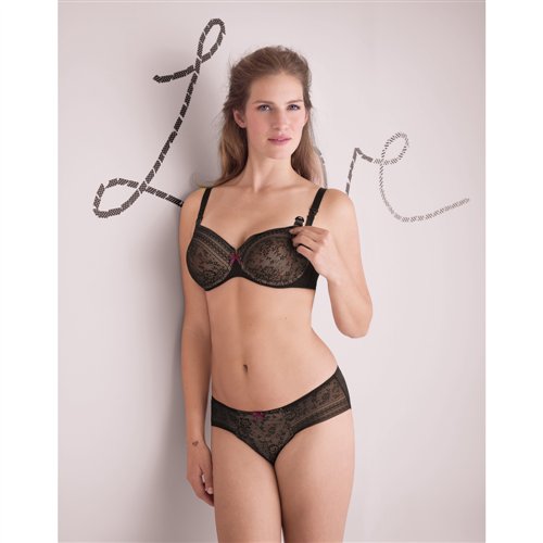 Soutien-gorge d'allaitement avec armatures NOIR Anita