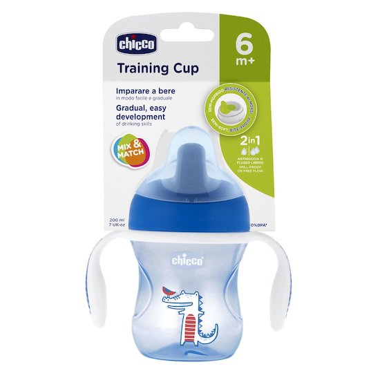 Chicco Tasse Training à bec bleu 6 mois +