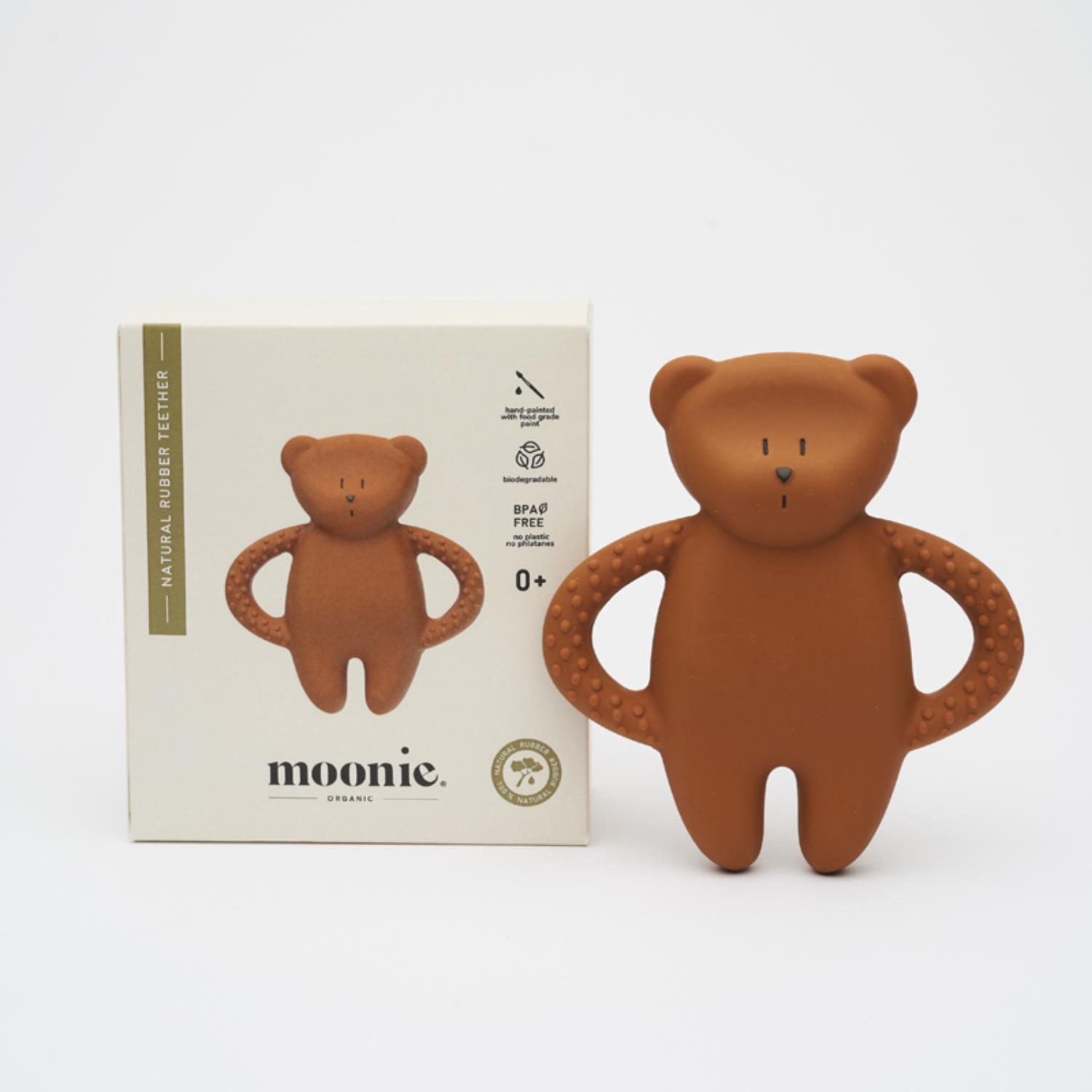 BB & Co - Jouet de dentition ourson en caoutchouc naturel MARRON BB&Co