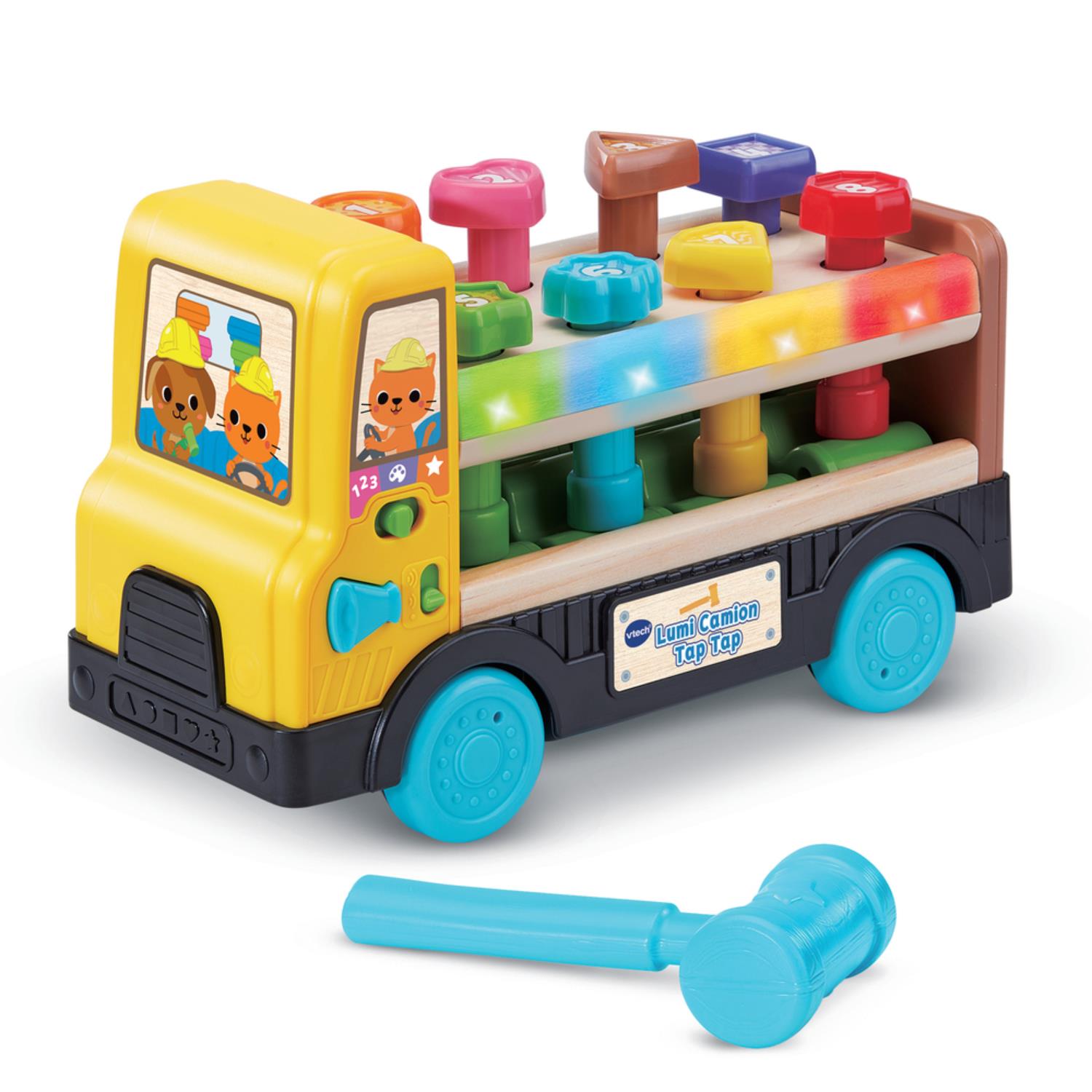 Jouet Lumi camion tap tap MULTICOLORE Vtech Baby