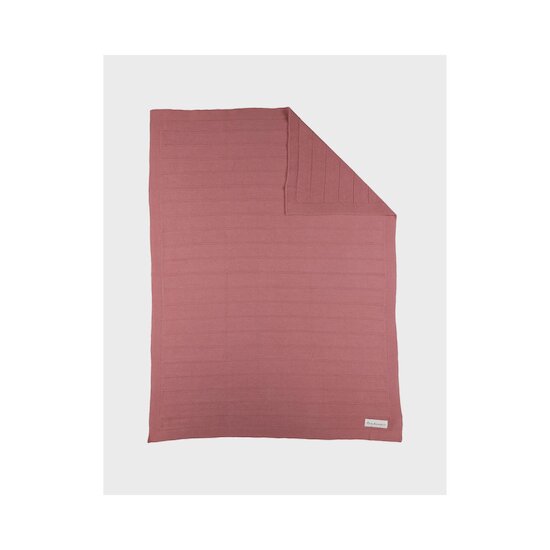 Noukie's Couverture Tricot M&M25 Rouge 75x100 cm Noukie's Couverture Tricot M&M25 Rouge 75x100 cm