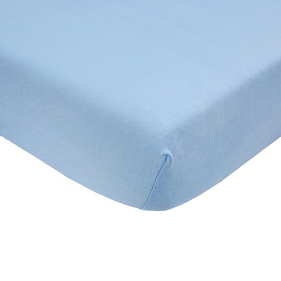 Trois Kilos Sept Drap Housse Bleu 40x80 cm Trois Kilos Sept Drap Housse Bleu 40x80 cm