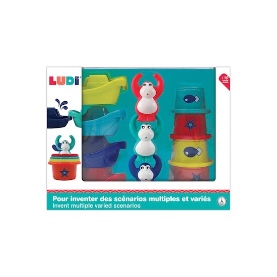 Ludi Coffret de Bain Multicolore  Ludi Coffret de Bain Multicolore