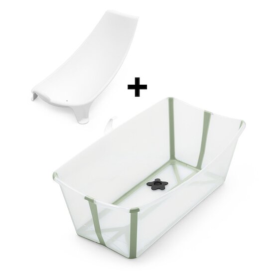 Baignoire bébé avec réducteur intégré Beige + Pied au meilleur prix