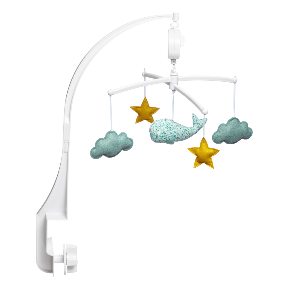 Mobile Musical Baleine MULTICOLORE Pouce et Lina