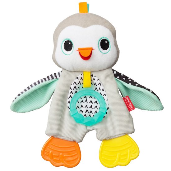 Infantino Doudou multi-texturé Pingouin  