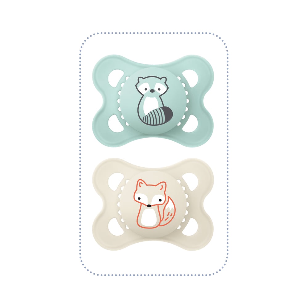 MAM - 2 sucettes silicone Original Nature MULTICOLORE MAM