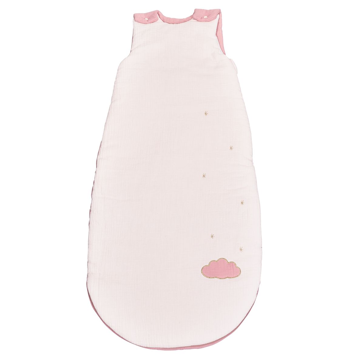 Sauthon - Gigoteuse ouatinée Lily grey ROSE Sauthon