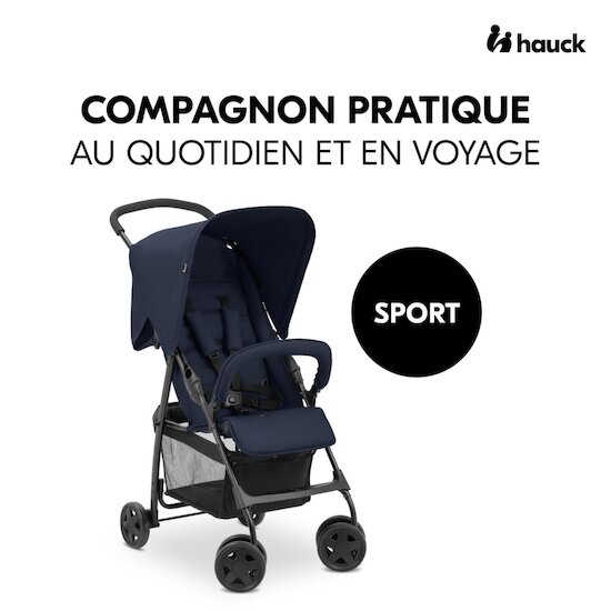 Hauck Poussette canne Sport Dark Blue 