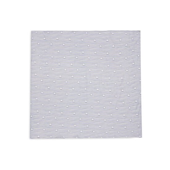 Jollein Lange gaze Coton Large  Miffy Stripe 2 pcs Blue 115x115 cm