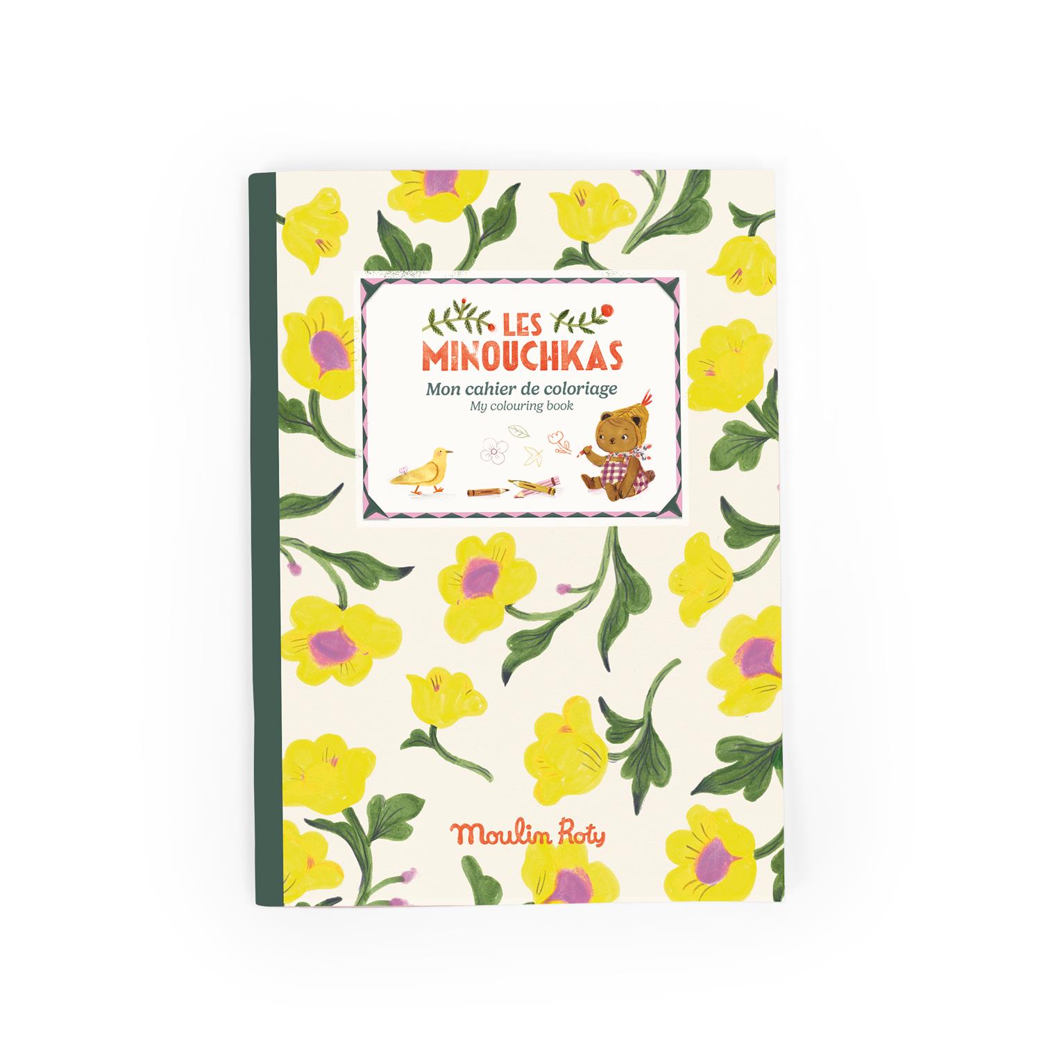 MOULIN ROTY - Cahier de coloriage Les Minouchkas MULTICOLORE Moulin Roty