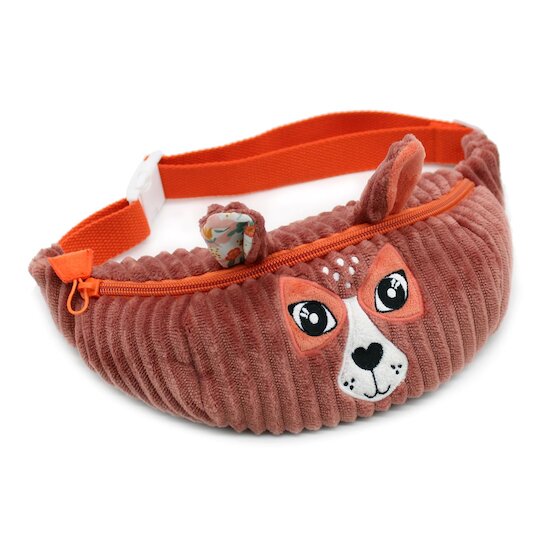 Les Déglingos Sac Banane Velours Melimelos La Biche Terracotta  Les Déglingos Sac Banane Velours Melimelos La Biche Terracotta