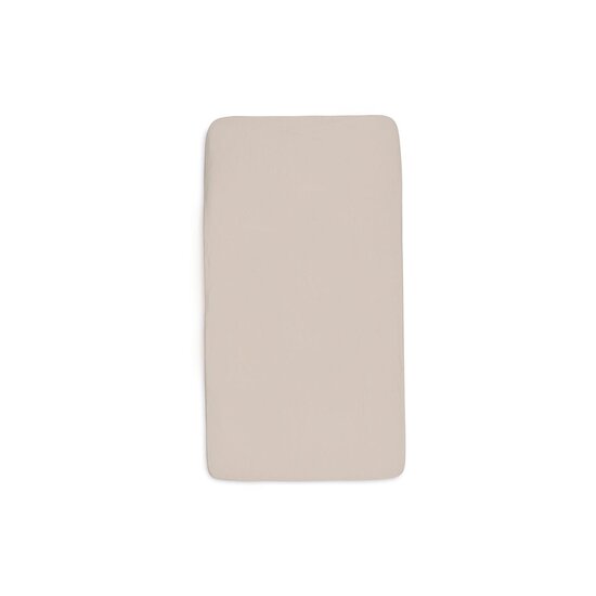 Jollein Lot de 2 Drap-housse Jersey Oatmeal Sand  Jollein Lot de 2 Drap-housse Jersey Oatmeal Sand