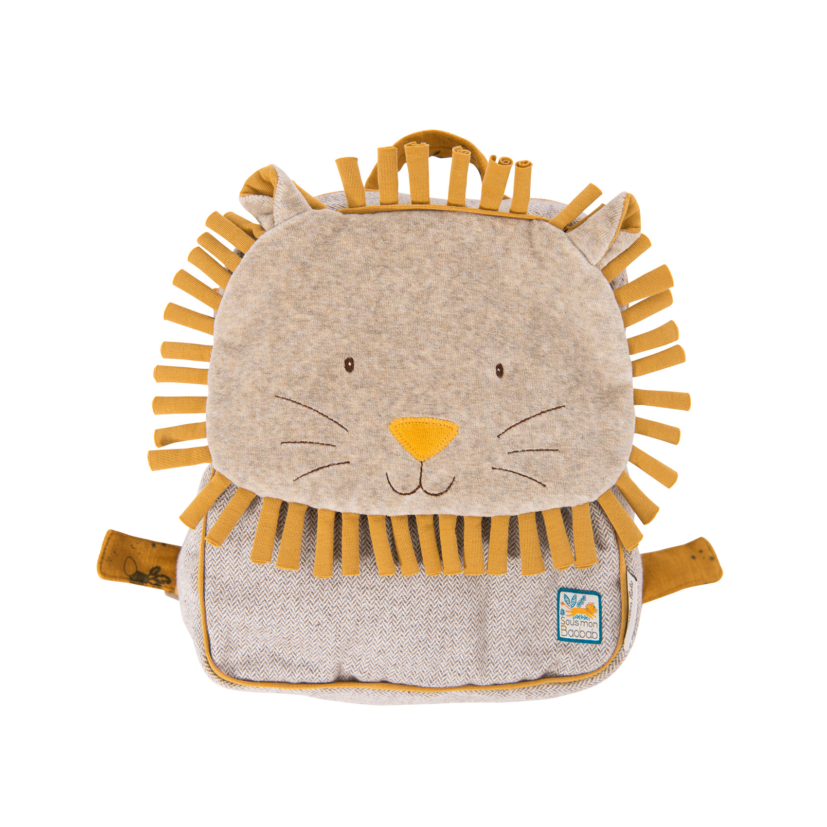 Sac À Dos Lion Sous Mon Baobab MULTICOLORE Moulin Roty